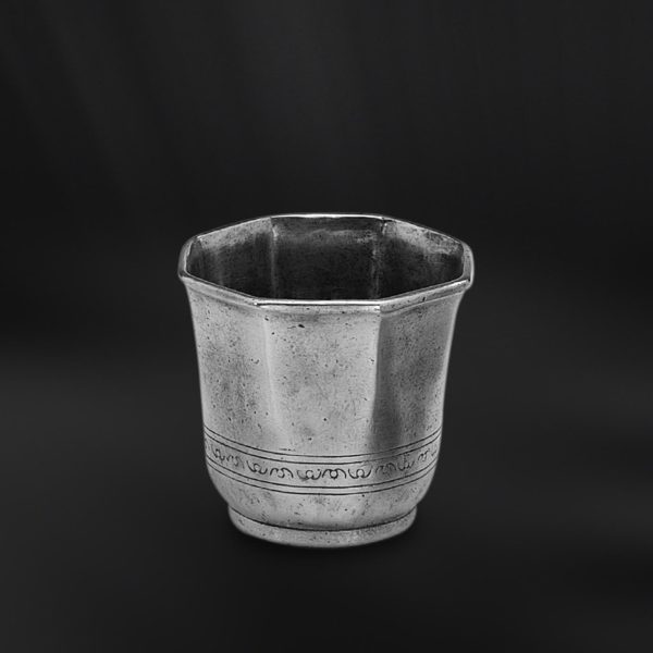 Bicchiere da whisky in peltro (Art.318)