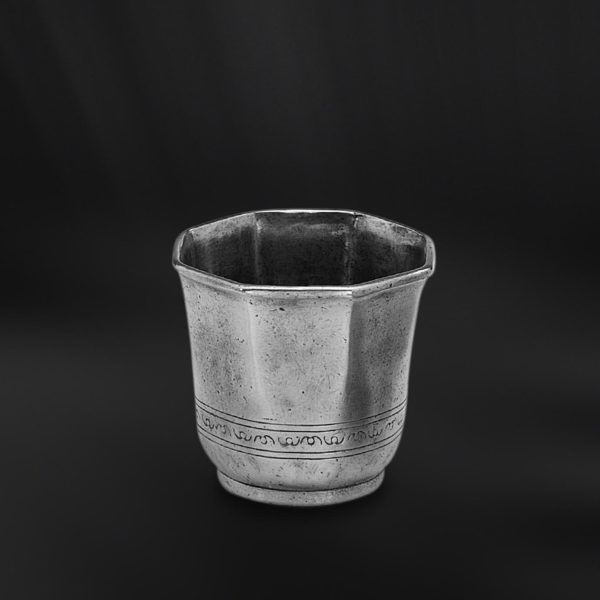Bicchiere da whisky in peltro (Art.319)