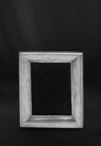 Cornice portafoto rettangolare 6x9 in peltro (Art.553)