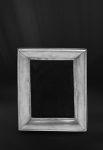 Cornice portafoto rettangolare 10x15 in peltro (Art.554)