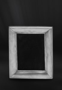 Cornice portafoto rettangolare 13x18 in peltro (Art.555)