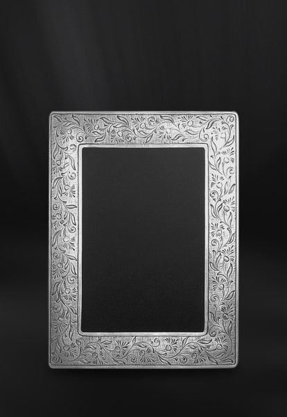 Cornice portafoto rettangolare 10x15 in peltro (Art.748)