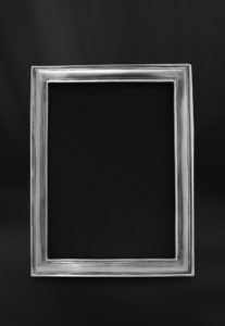 Cornice portafoto rettangolare 18x24 in peltro (Art.862)