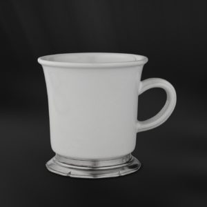 Tazza mug in ceramica e peltro Viviana (Art.872)